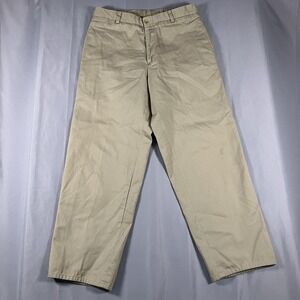 Jack Donnelly Pants Mens Size‎ 33 Khaki Original Fit Chino Cotton Made USA